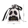 thumbnail image 5 of Limei 6Pcs Halloween Burlap Treat Candy Bags with Drawstring 9 x 6 Inch Halloween Cloth Bag Trick or Treat Burlap Candy Bag Halloween Candy Pouches for Halloween Party Favor (Scary Style), 5 of 8