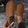 thumbnail image 5 of Willtoo Women's Flats Slip On Go Walk Shoes for Women Comfortable Walking Sneakers Knit Low Wedge Dressy Ballet Shoes, 5 of 7