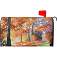 thumbnail image 2 of Fall Mailbox Covers Magnetic Standard Size 18 X 21 Autumn Maple Leaves Magnetic Mailbox Covers Autumn Thanksgiving Large Mailbox Wrap Post Letter Box Garden Farmhouse Home Decor for Outside, 2 of 6