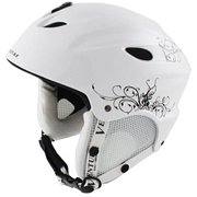 Ventura Skiing/Snowboarding White Helmet, Adult
