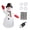 Gray, variant on LAZIOEGR 8FT Tall Christmas Inflatable Snowman Outdoor Yard Decoration, EU Plug 220V, Prelit LED