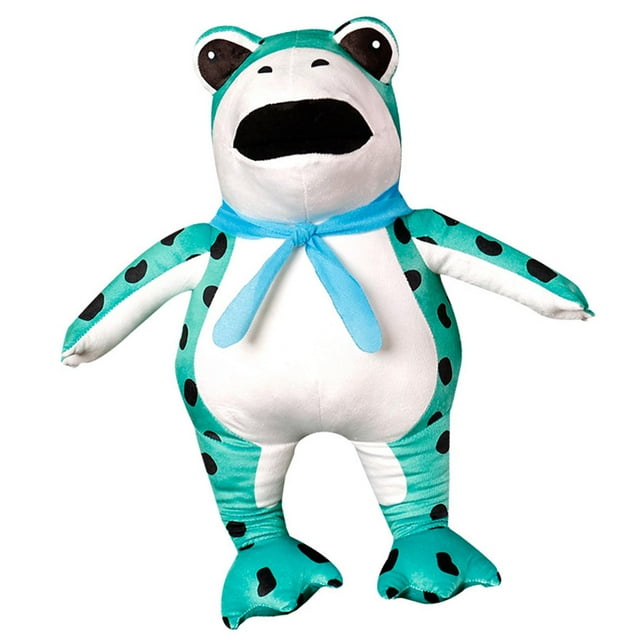 Rana de peluche suave, animal de peluche, regalo de cumpleaños, compañero de cama, figura para 30 centimetros