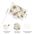 thumbnail image 2 of Handheld Flag Double-Sided Hand Waving Flag 8.2×5.5in Used For Team Activities Or Decoration In Decorative Places Beige Checked Hand-Drawn Sketch_3 Ten Piece, 2 of 8