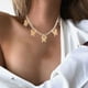 thumbnail image 1 of Collar para mujer, joyería para mujer, collar con colgante de moda, cadena de suéter con diamantes de imitación, gargantilla de cristal para mujer, collar de mariposa, 1 of 2