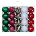 thumbnail image 3 of 40 adornos navideños de bolas para colgar en el árbol de Navidad, colgantes ligeros Estilo A, 3 of 9