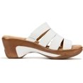 thumbnail image 4 of Rialto Valora White Fashion Slip On Open Toe Wedge Low Heeled Sandals 10, 4 of 4