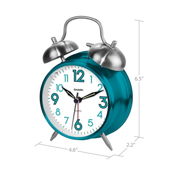 Sharp Analog Alarm Clock, SPC851 - Walmart Business Supplies