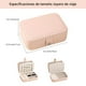 thumbnail image 3 of 6Pcs Joyero de Viaje Portatil, Joyero Pequeño, Alhajero de Organización con 2 Compartimientos Separados, Organizador de Joyeria para Impermeable de Cuero, Interior de Terciopelo (Rosa), 3 of 9