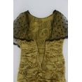 thumbnail image 6 of Dolce  Gabbana Yellow Black Floral Lace Ricamo Gown Dress, 6 of 10