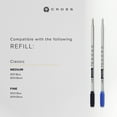 thumbnail image 6 of Cross Tech2 Refillable Ballpoint Pen, Medium Ballpen With Stylus, Includes Premium Gift Box - Satin Black, 6 of 7