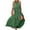 Green, variant on IUZSOKIL Sundresses for Women Maxi Sleeveless Halter Tie Back Ruffle Tiered Maxi Beach Built in Bra Dress Flowy Pleated Dresses Light Blue L