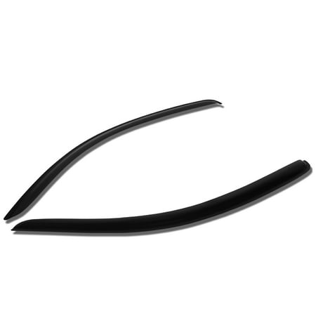 Mustang Vent Window - For 2010 to 2014 Ford Mustang S -197 II 2pcs Window Vent Visor Deflector Rain Guard (Dark Smoke) 11 12 13