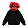 thumbnail image 4 of Boys Girls Fuzzy Hooded Pullover Sweatshirt Fleece Cozy Outwear With Pockets for Christmas Halloween Families Cosplay Party, 4 of 8