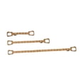 thumbnail image 3 of 3 PCS Camping Lanyards con broches de espacio liviano para guardar la tienda de carpas correas para el hombro para trekking actividades al aire libre Caqui, 3 of 8