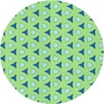 thumbnail image 1 of Ahgly Company Machine Washable Indoor Square Transitional Medium Sea Green Area Rugs, 3' Square, 1 of 7