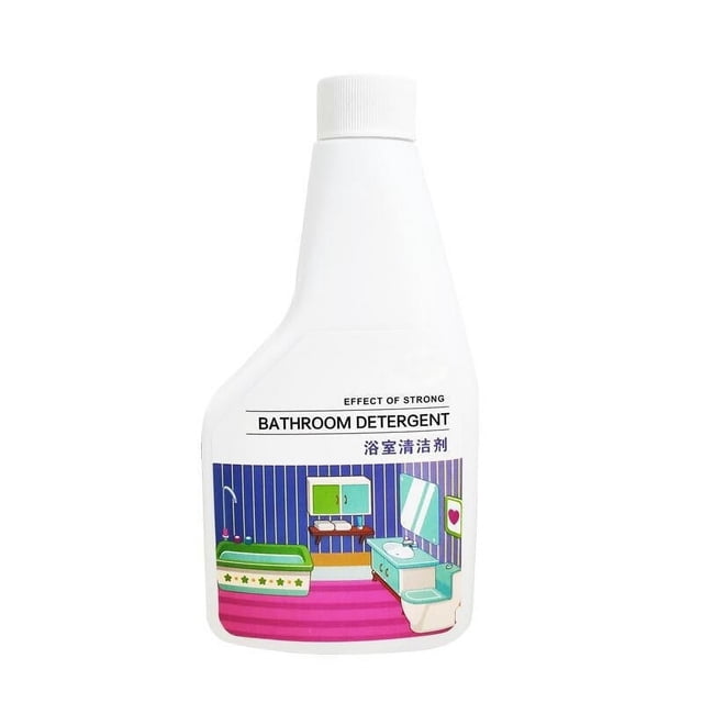 Detergente para baño, 13.5 oz, de acción rápida, sin necesidad de frotar, para eliminar restos de jabón, calcio, agua dura, cal y residuos de azulejos de ducha. Sin lejía.