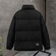 thumbnail image 5 of Chaqueta de plumón de piel sintética para hombre, nueva chaqueta corta de marca de moda de alta gama de invierno, 5 of 5