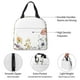 thumbnail image 4 of Easygdp Watercolor Floral Bolsa Térmica Premium - Tela Oxford Impermeable, Gran Capacidad, Bolsillo Frontal, Unisex para Trabajo, Escuela, Actividades al Aire Libre y Picnics, 4 of 8