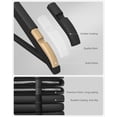 thumbnail image 2 of Juego de 20 perchas de madera SONGMICS con revestimiento de goma, color negro, 2 of 7
