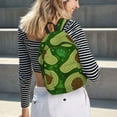 thumbnail image 7 of Balery Big Colorful Avocados Vintage Canvas Backpack for Men and Women - Large Capacity, Durable Travel Laptop Bag for School, Work, Hiking, and Outdoor Activities, 7 of 7