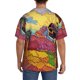 thumbnail image 3 of Balery Beautiful African Woman Camisa Casual de Manga Corta con Botones para Hombre, Texturizada, Estilo Cubano, para Playa, Verano-Medium, 3 of 5