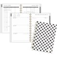 thumbnail image 2 of 2026 Mead® B&W Flower Small Weekly Clear Poly Cover Planner, 2 of 6
