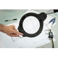 thumbnail image 4 of BLACK+DECKER PureOptics Magnifier Natural Daylight LED Desk Lamp with 5-Diopter Lens, USB Port, 6 Dimming Levels, Black (LED10ARCMAG-BLK), 4 of 9