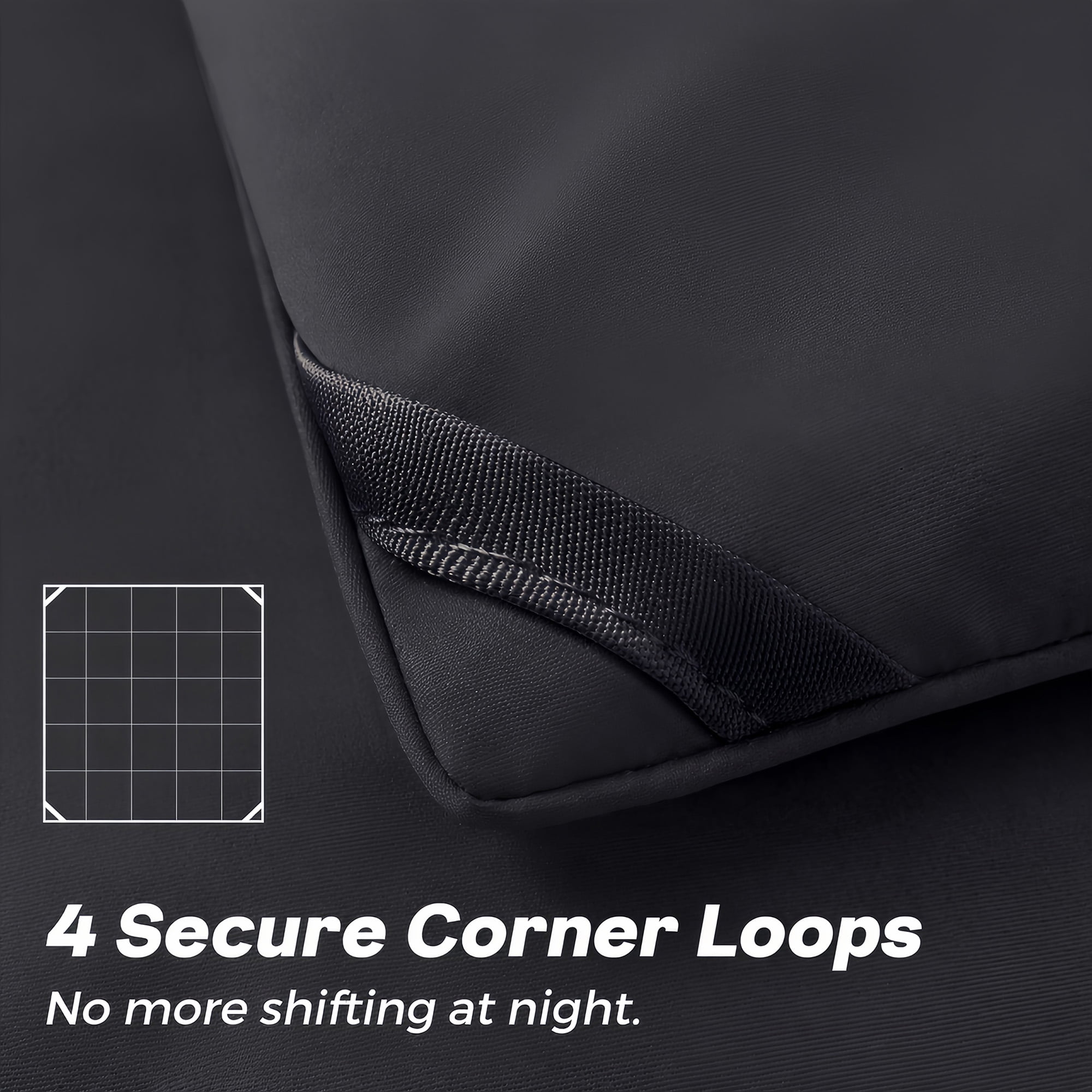 YEPCLUB Comforters Queen size, Duvet Insert, All Season Duvet, Grey Down Alternative Hotel Comforter, Lightweight Quilt with Corner Tabs, Machine Washable (Grey, Queen 88x92 Inches)