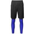 thumbnail image 5 of FashionOutfit Men's Athletic Compression Base Under Layer Fitness Mesh Insert Tight Pant, 5 of 5