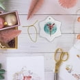 thumbnail image 6 of 3drose, Winter Fairy Moon, 3 inch Snowflake Porcelain Ornament, 6 of 7