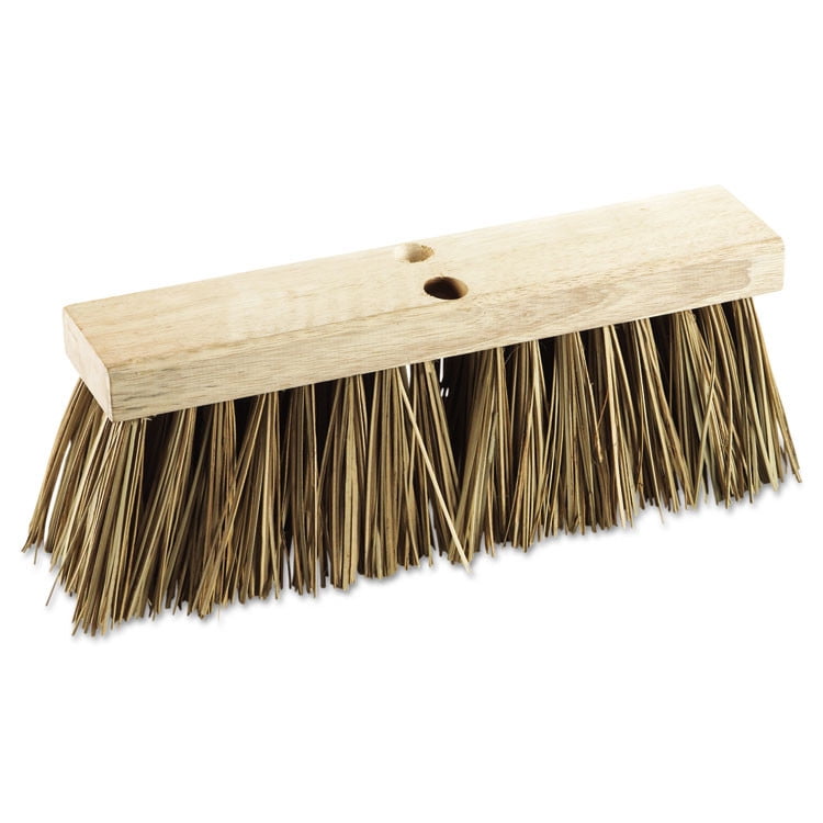Boardwalk BWK71160 6.25 in. Brown Palmyra Fiber Bristle 16 in. Street Broom Head