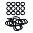thumbnail image 2 of 12pc 9MM x 2.0mm Rubber Seals Oil Seal O Rings & 10 Pcs Black Rubber Oil Seal O Shaped Rings Seal Washers 16 x 12 x 2 mm, 2 of 10