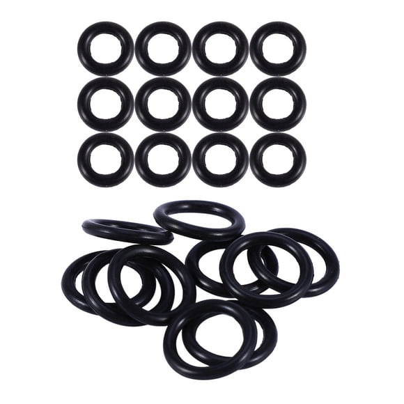 12pc 9MM x 2.0mm Rubber Seals Oil Seal O Rings & 10 Pcs Black Rubber Oil Seal O Shaped Rings Seal Washers 16 x 12 x 2 mm