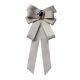 thumbnail image 5 of Broche de lazo con cuentas y lazo preatado para mujer, ideal para festividades. gris, 5 of 9