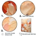 thumbnail image 3 of Designart "Simplistic Peach Blossoms" Birds Of Paradise Picture Framed Canvas Art Print, 3 of 5