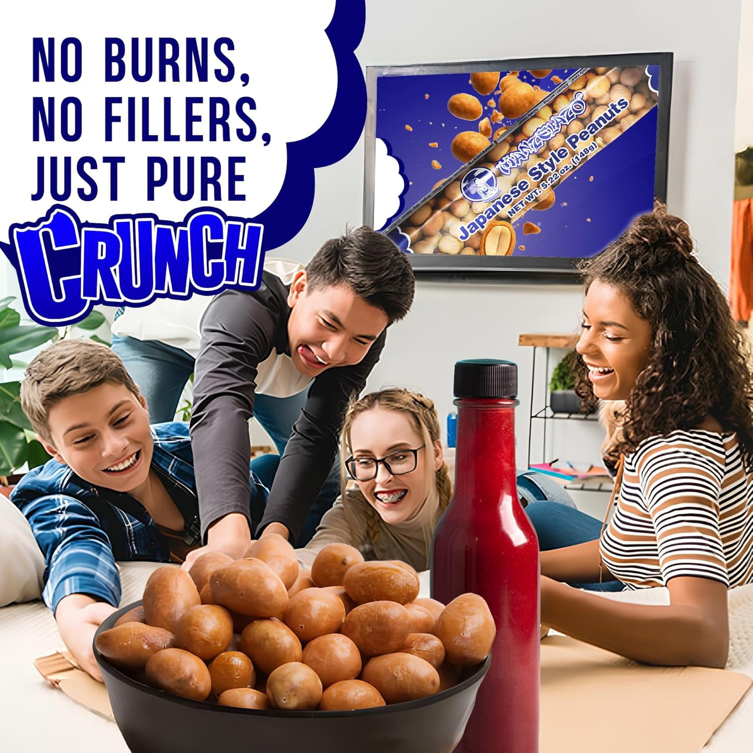 Manzela Zip-Top Bag japanese style peanuts (900gr) 1 Bag - Walmart.com