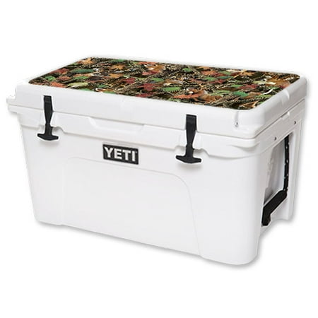Skin For YETI Tundra 45 qt Cooler Lid – Buck Camo | MightySkins Protective, Durable, and Unique Vinyl Decal wrap cover | Easy To Apply, Remove, and Change Styles | Made in the