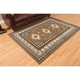 thumbnail image 4 of United Weavers Plaza Fleur Area Rug, Bordered Pattern, Ash Beige, 5'3" x 7'2", 4 of 6