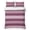 Purple, Plum, Burgundy, Wine, variant on 3 Pieces Queen Quilt Set,Brown and Beige Stripe Soft Bedding Sets with 1 Quilt & 2 Pillow Shams,Modern Neutral Striped Summer Bedspread Lightweight Coverlet Comforter for All Season
