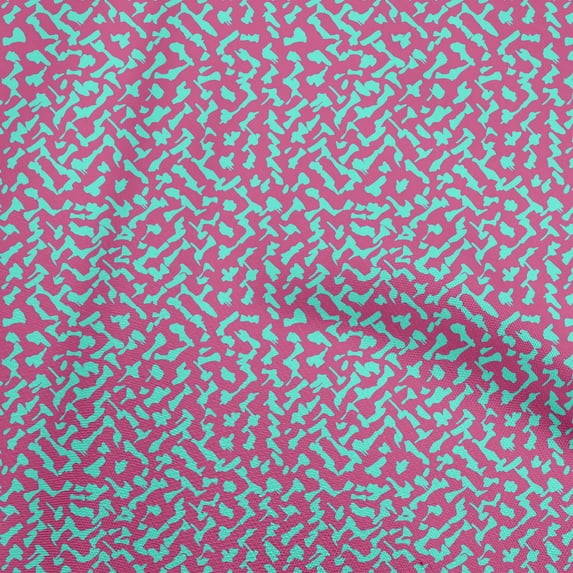oneOone Viscose Jersey Pink Fabric Block Sewing Material Print Fabric By The Yard 60 Inch Wide-TS