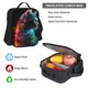 thumbnail image 5 of Balery Neon Spectrum Cat Portrait Mochila escolar 3 en 1 para niños: mochila resistente con lonchera térmica y estuche para lápices. Mochila escolar para niños y niñas., 5 of 7