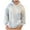 White, variant on ZUKMRJPC Hoodies For Men Pullover Long Sleeve Classic Solid Color Loose Fit Hooded Sweatshirt Personalized Small Ears Hoodies with Pockets