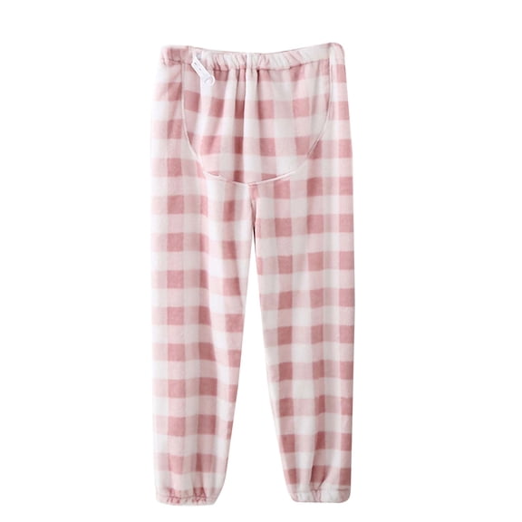 Outfmvch Flannel Pajama Pants Women Baggy Pajama Pants Sleeping Pants Womens Flannel Pajama Pants Fleece Pajama Pants Plaid Pj Pants Women Watermelon Red L