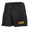 thumbnail image 1 of Rothco Army Physical Training Shorts - Black, Large, 1 of 2