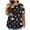 Black, variant on Bogo Cute Tank Tops For Women Vacation 3/4 Length Sleeve Womens Tops Plus Size Cotton Womens Blouses Short Sleeve Dressy T Shirts For Women Graphic Y2K