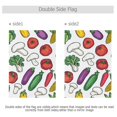 thumbnail image 4 of Yayeee Garden Flag 12" x 18" Double Sided Outdoor Yard Lawn Holiday Decorations, Red Vegetables Pattern, 4 of 6