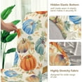 thumbnail image 5 of Fall Pumpkins Autumn Maple Dining Room Chair Covers Orange Blue Leaves Chair Slipcovers Stretch Seat Protector Removable Chair Cover For Home Kitchen Restaurant Hotel 4pcs, 5 of 6