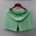 thumbnail image 1 of Mens Sleep Home Pajama Shorts Breathable Solid Underwears Boxers Sport Shorts, 1 of 8