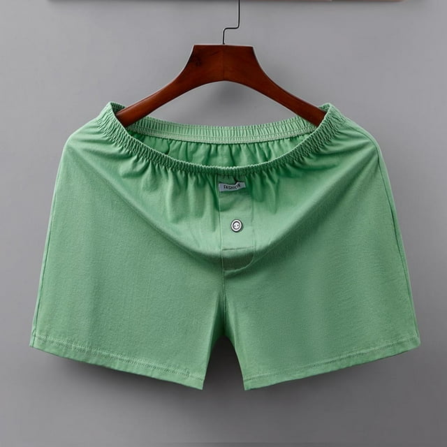 Mens Sleep Home Pajama Shorts Breathable Solid Underwears Boxers Sport Shorts