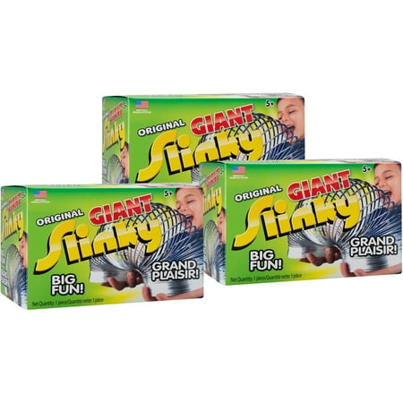Giant Metal Slinky, 3pk